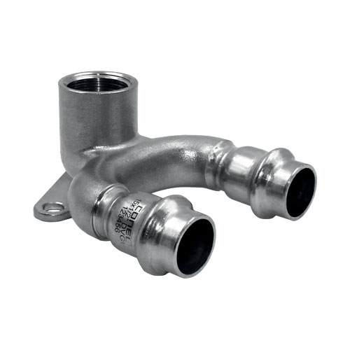 CONEL CONNECT INOX nástěnné koleno dvojité CONEL CONNECT INOX nástěnné koleno dvojité