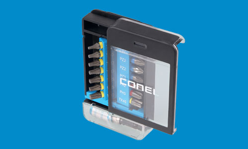 CONEL TOOLS Bit Box 15dílný Smartphone